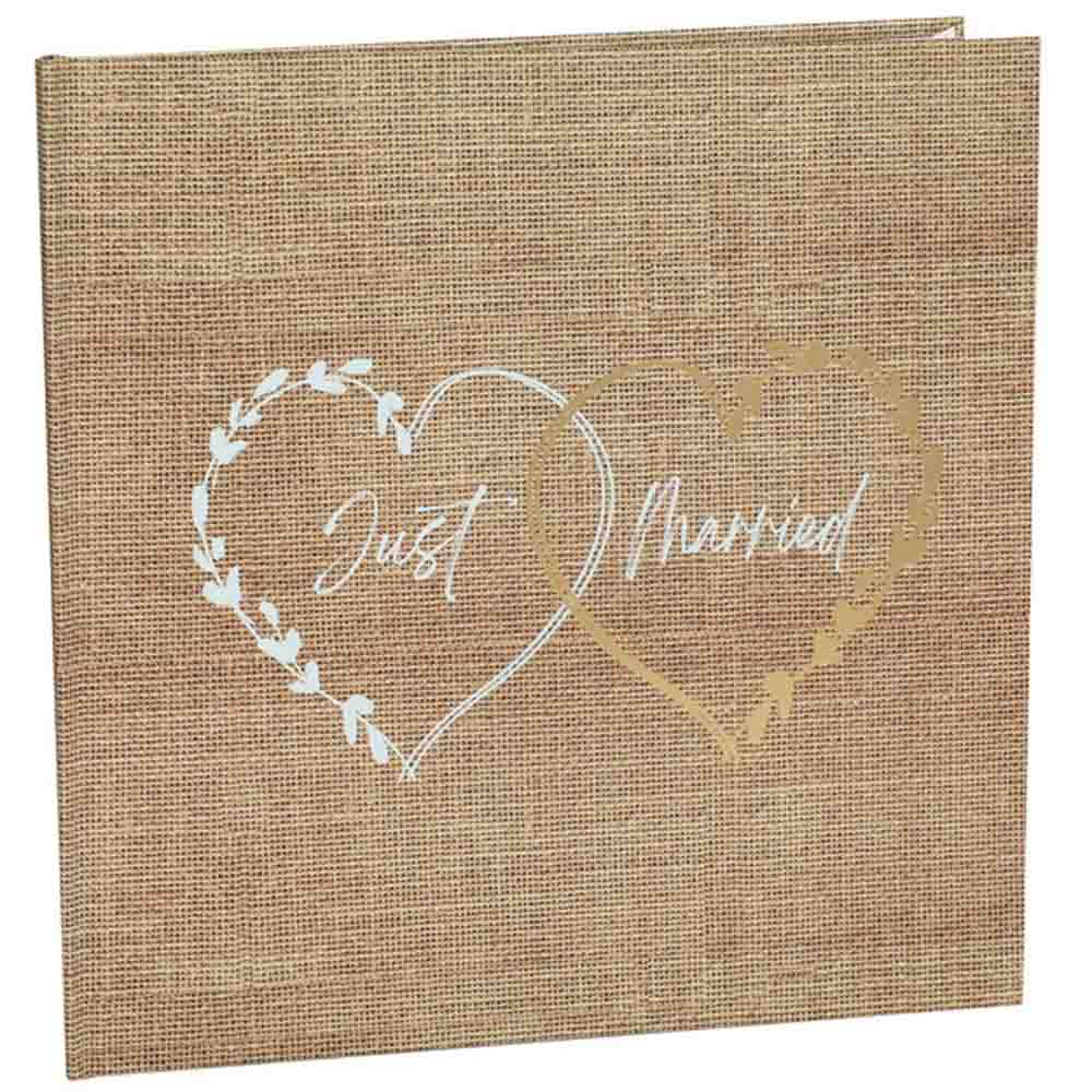Bryllup Gæstebog - Just Married til jeres særlige dag