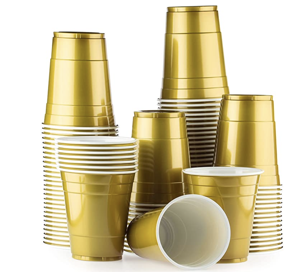 Guld Kopper 50 stk. - 47 Liter til Festlige Anledninger