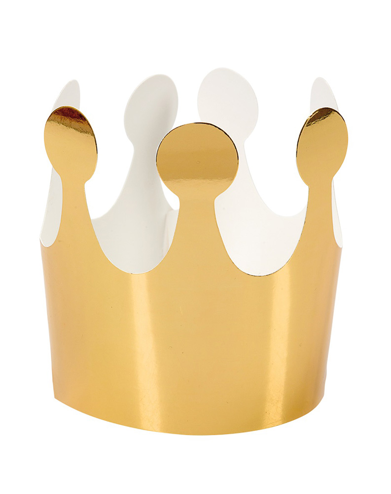 Guldkrone til Prinsessefester – 6 Stk Tilbud!
