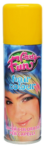 Gul Hårspray - Gør dit look festligt og farverigt!