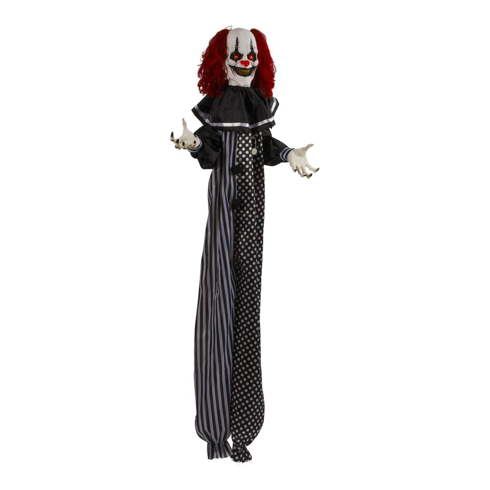 Skræmmende Halloween Klovn med Lyd og Bevægelse