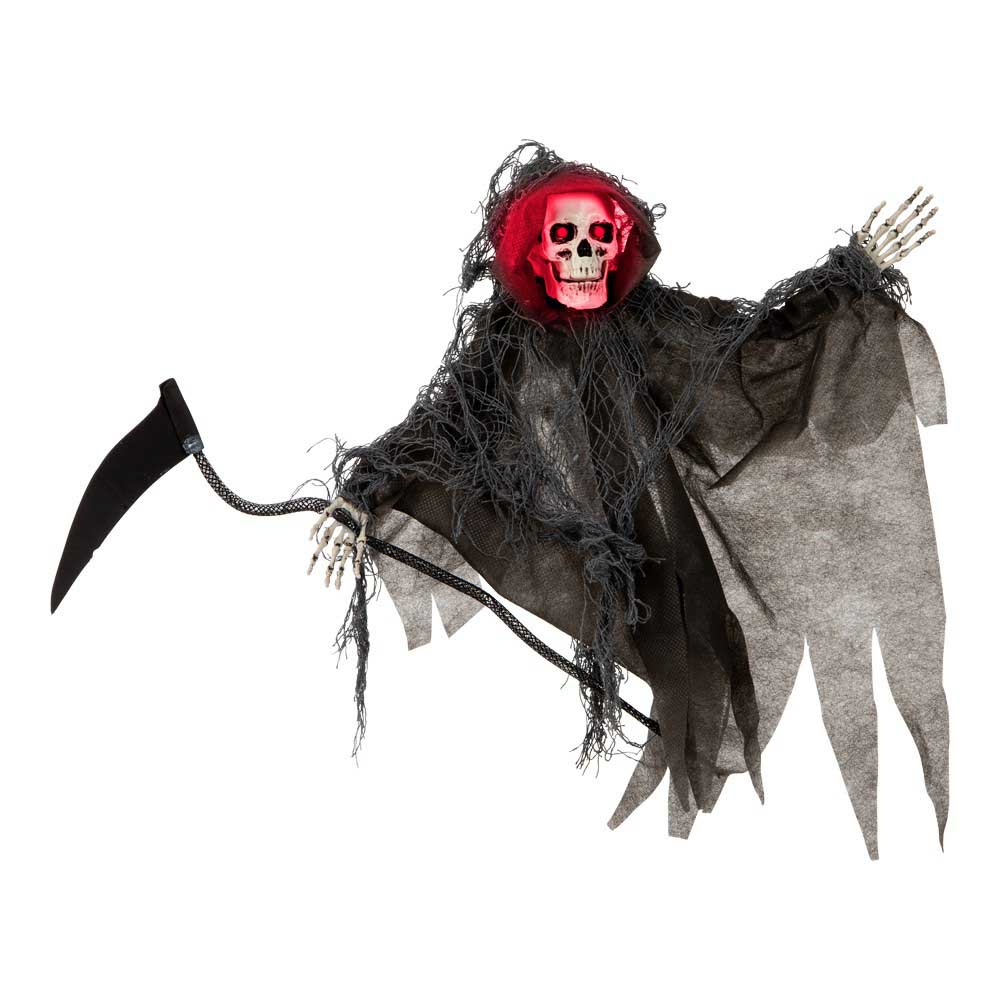 Hængende Skelet med Lys – Uhyggelig Halloween Dekoration