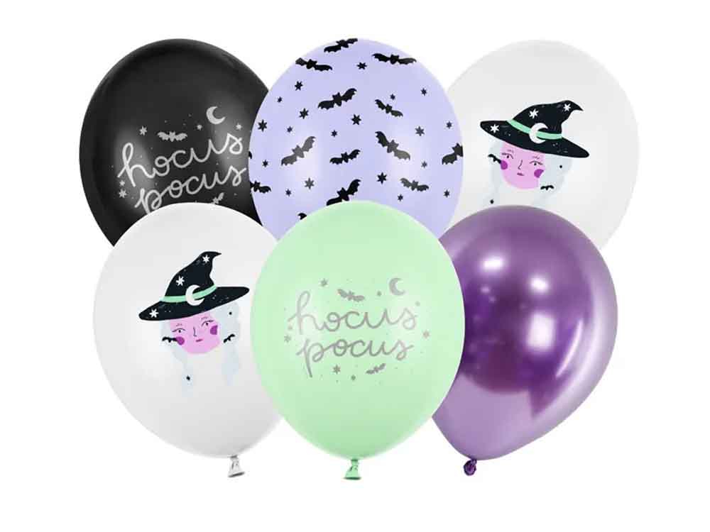Halloween Balloner med Hekse – Skræmmende Festpynt
