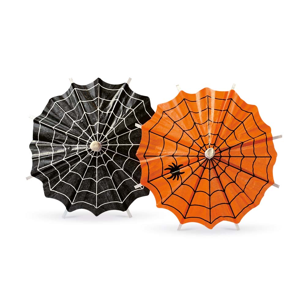 Halloween Cocktail Paraplyer til Festlige Drikkevarer