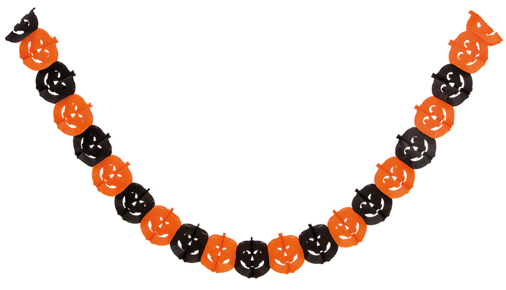 Halloween Græskar Guirlande – 3 Meter Festpynt