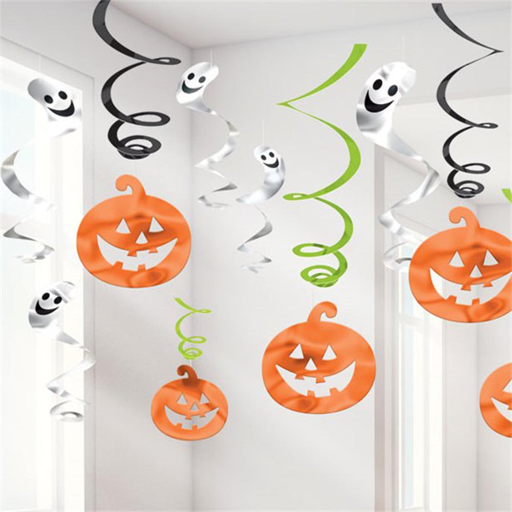 Skræmmende Halloween Dekorationer – 12 Stykker til Festen