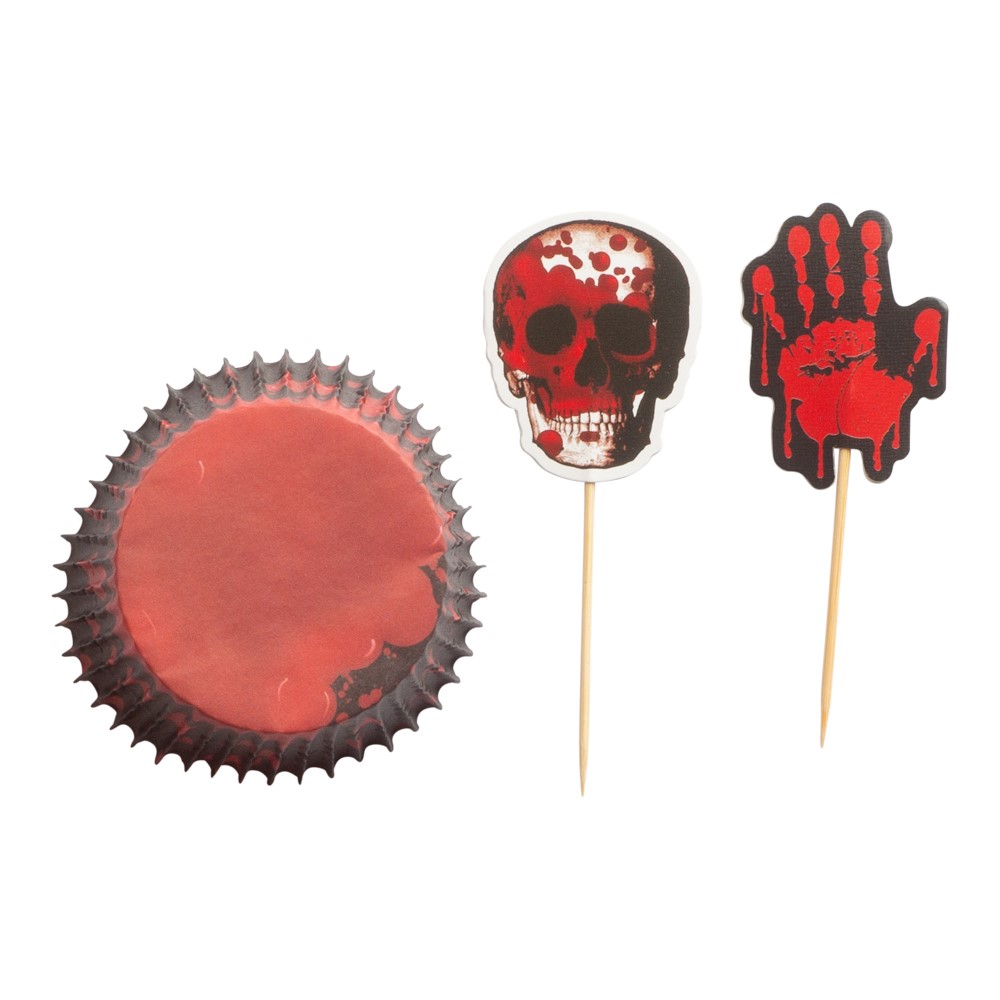 Halloween Muffinsforme Kit – 20 Skræmmende Designs