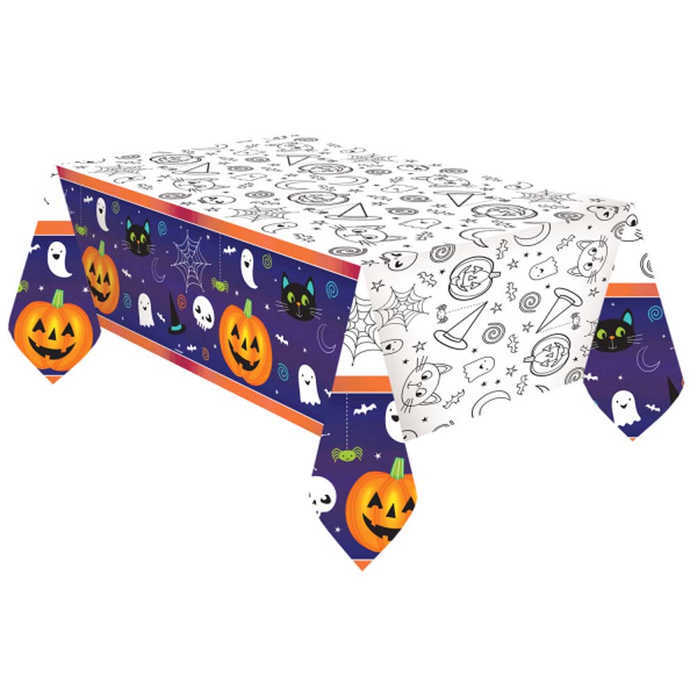 Græskar Papirdug til Halloween – Festlig Dekoration!