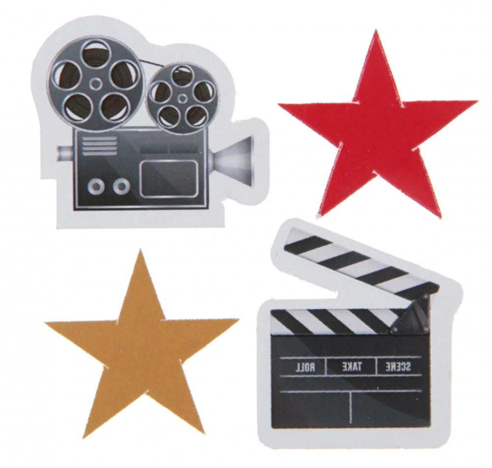 Hollywood Konfetti - 50 Stk til Glamourøse Temafester!
