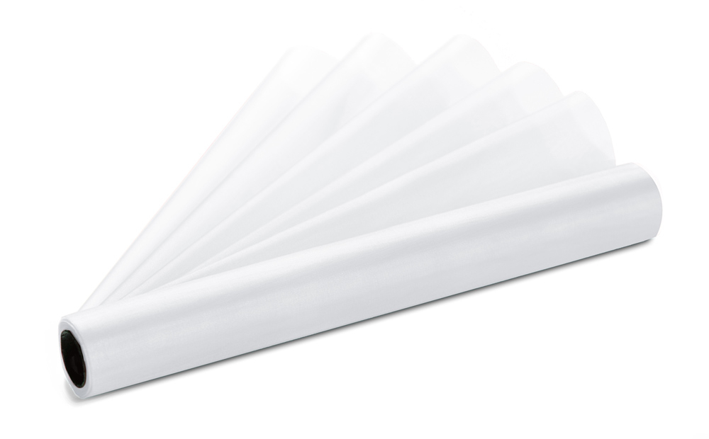 Elegant Hvid Organza Bordløber til Festdekoration 36 cm