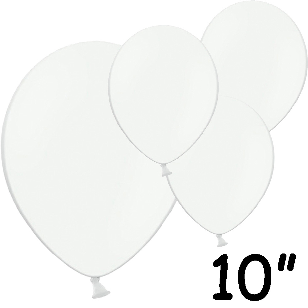 Hvide Latexballoner 10" – 100 Stk til Festlige Begivenheder