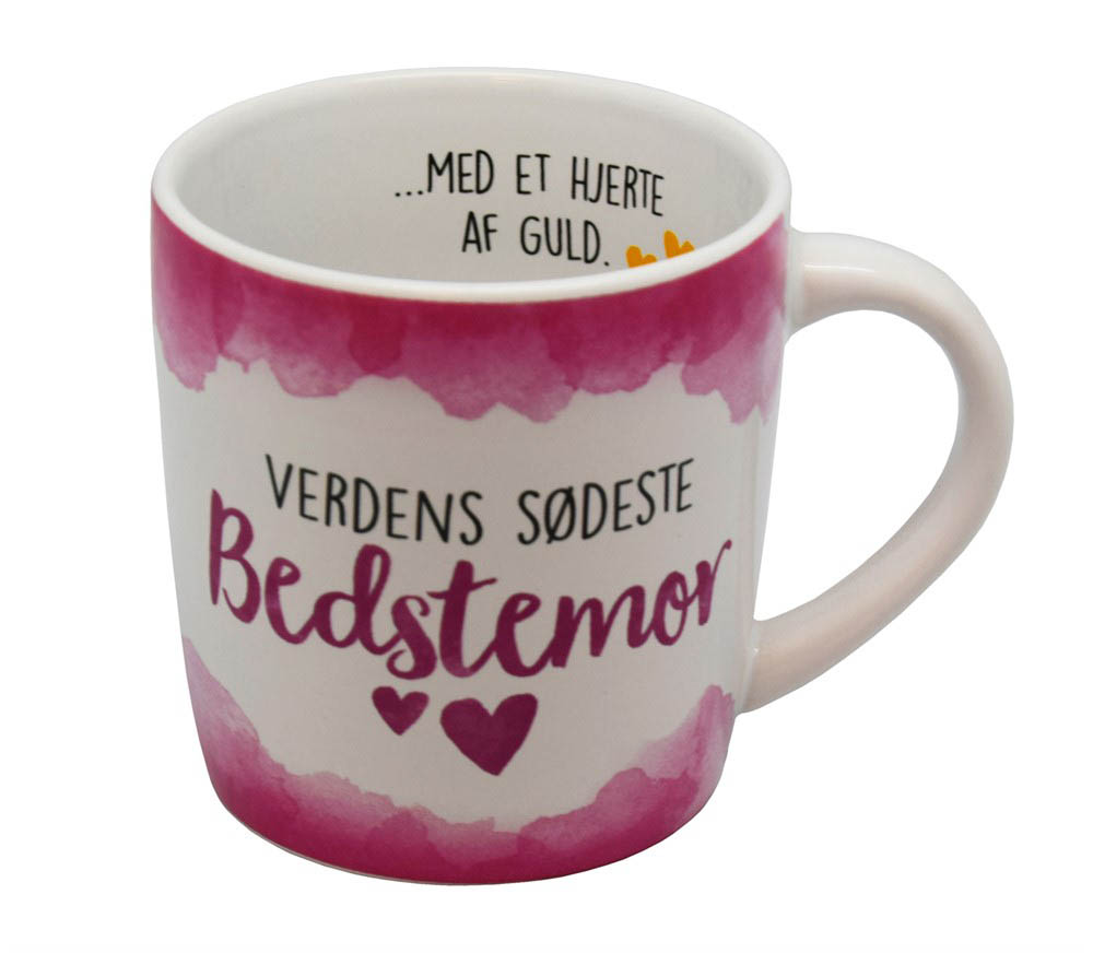 Kruset 'Verdens Sødeste Bedstemor' i gaveæske - Kærlig gave!