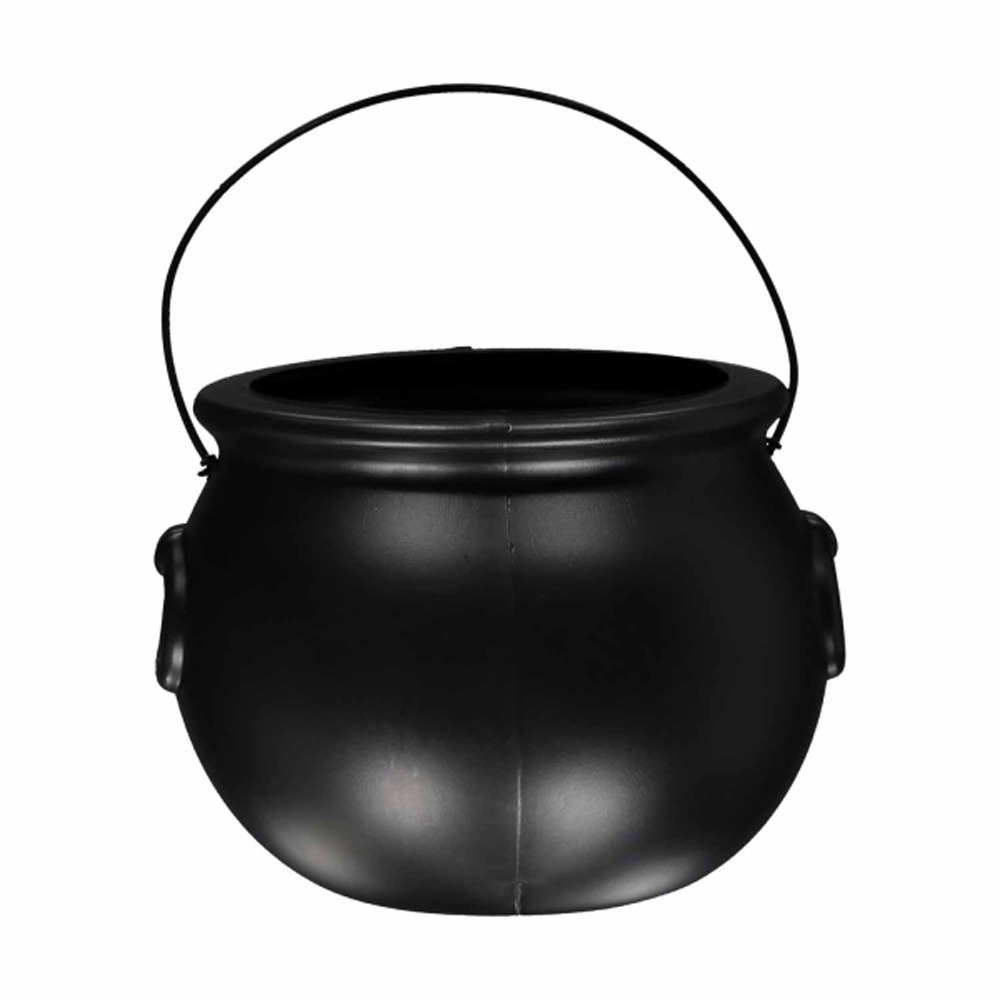 Lille Sort Heksekedel til Halloween Dekoration - Must-Have!