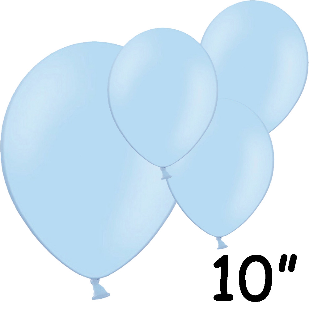 Lyseblå Balloner 10” – 100 Stk til Fest og Fejring!