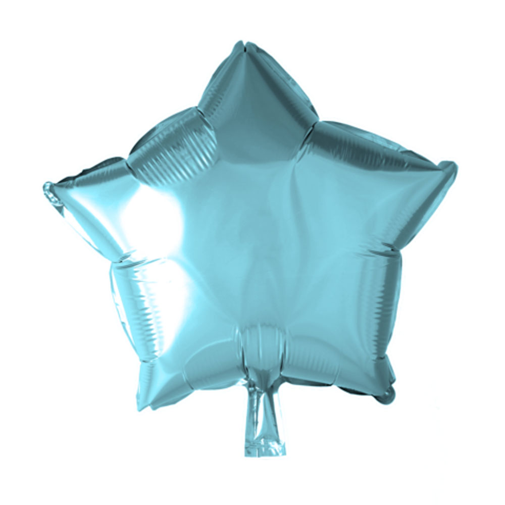 Lyseblå Stjerne Folieballon til Festlige Anledninger!