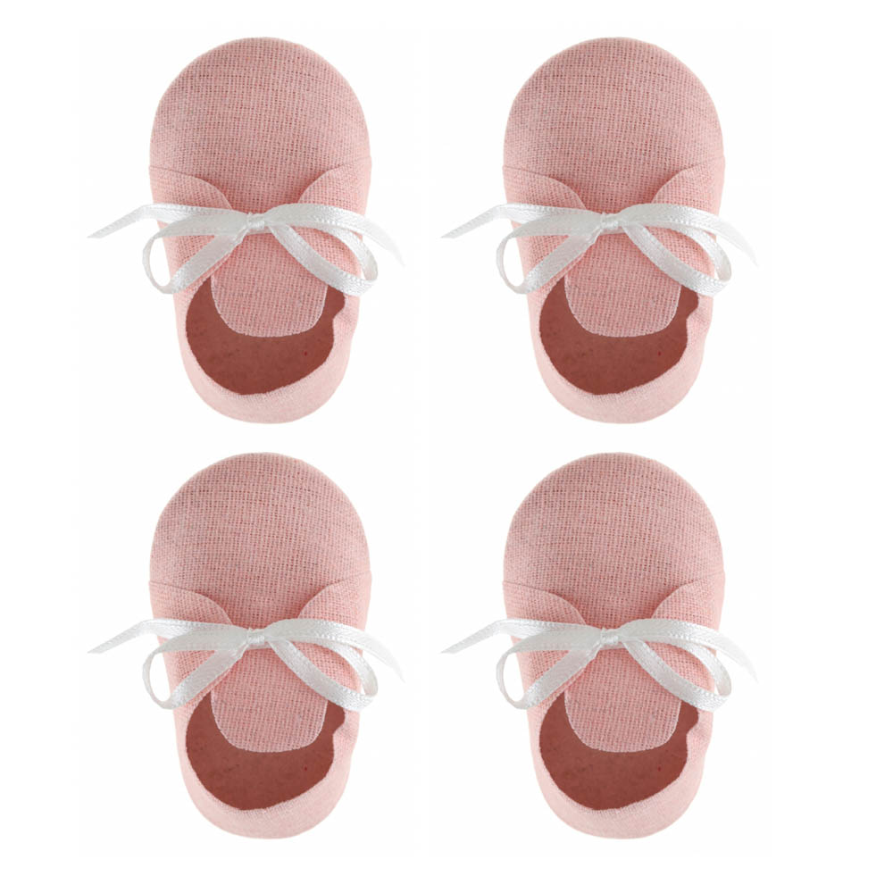 Lyserøde Dekorative Babysko til Barnedåb og Baby Shower