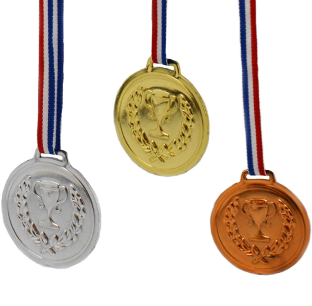 Medaljesæt med 6 medaljer til festlige anledninger