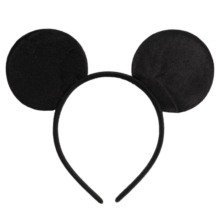 Mickey Hårbånd med Sorte Øre - Perfekt til Festen!