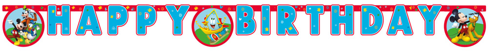 Mickey Mouse Fødselsdagsbanner – Gør din fest livlig!