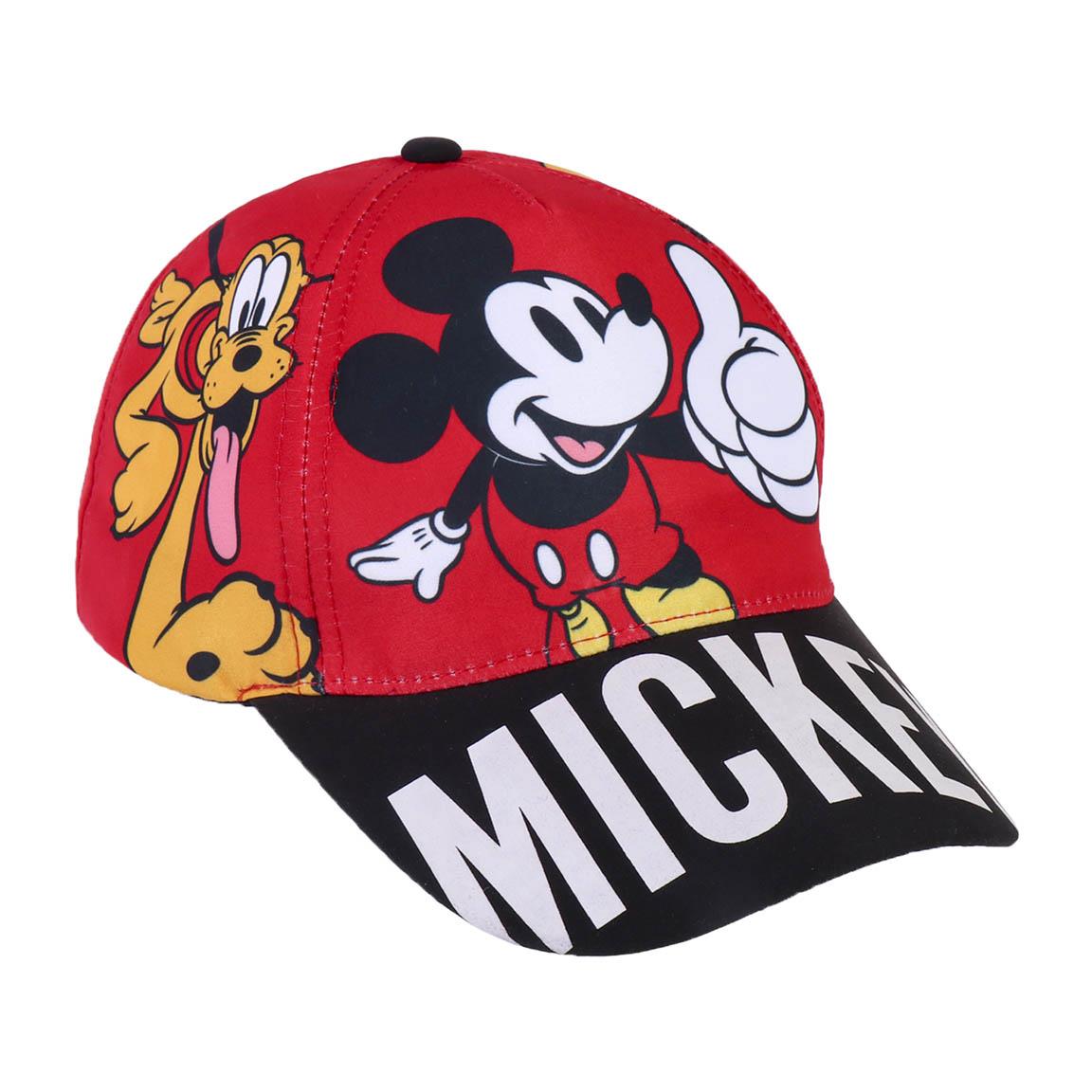 Mickey Mouse Kasket i Rød og Sort – Ideel til Fester
