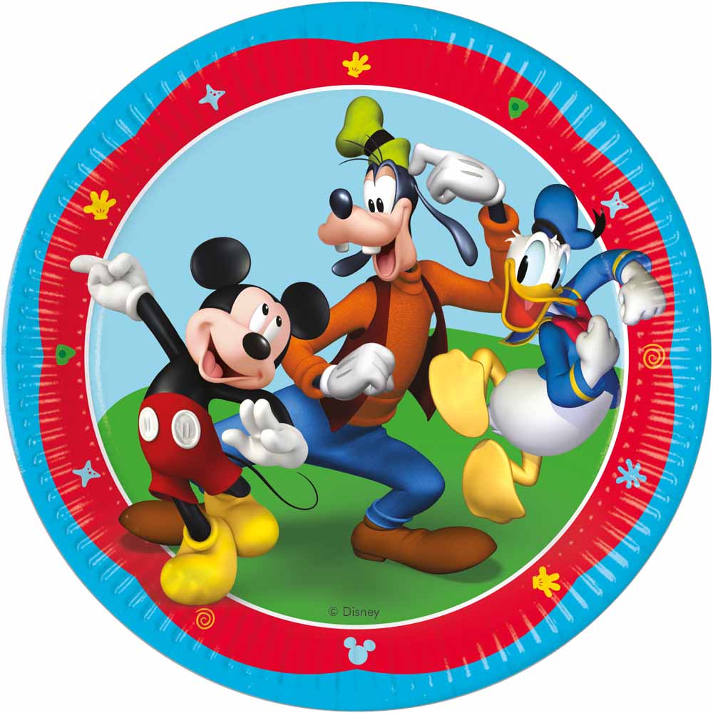 Mickey Mouse Paptallerkner – Festligt Fødselsdagstilbehør