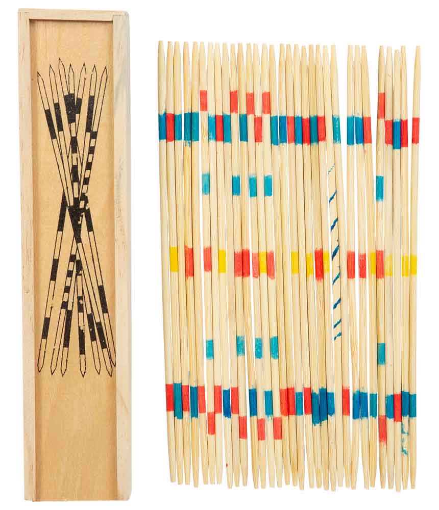Mikado Spil - Klassisk Færdighedsspil til Sjov og Leg