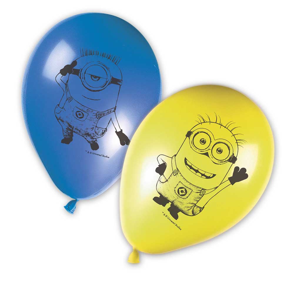 Minions Balloner – 8 Stk til Festlig Fødselsdag!