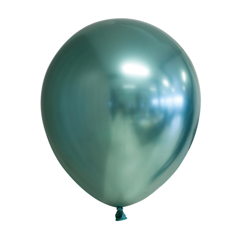 Grønne Spejl Chrome Balloner 10 Stk – Festlig Dekoration