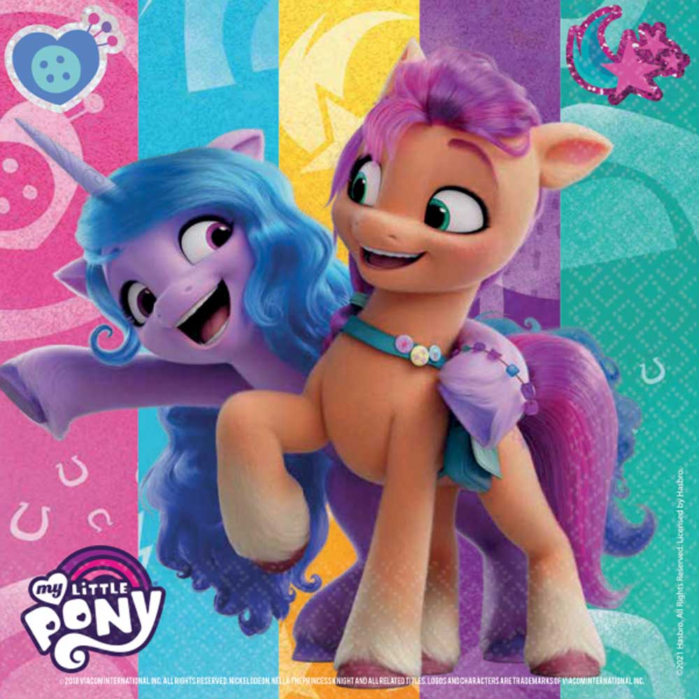 My Little Pony Fødselsdagsservietter – 16 Stk Festpakke