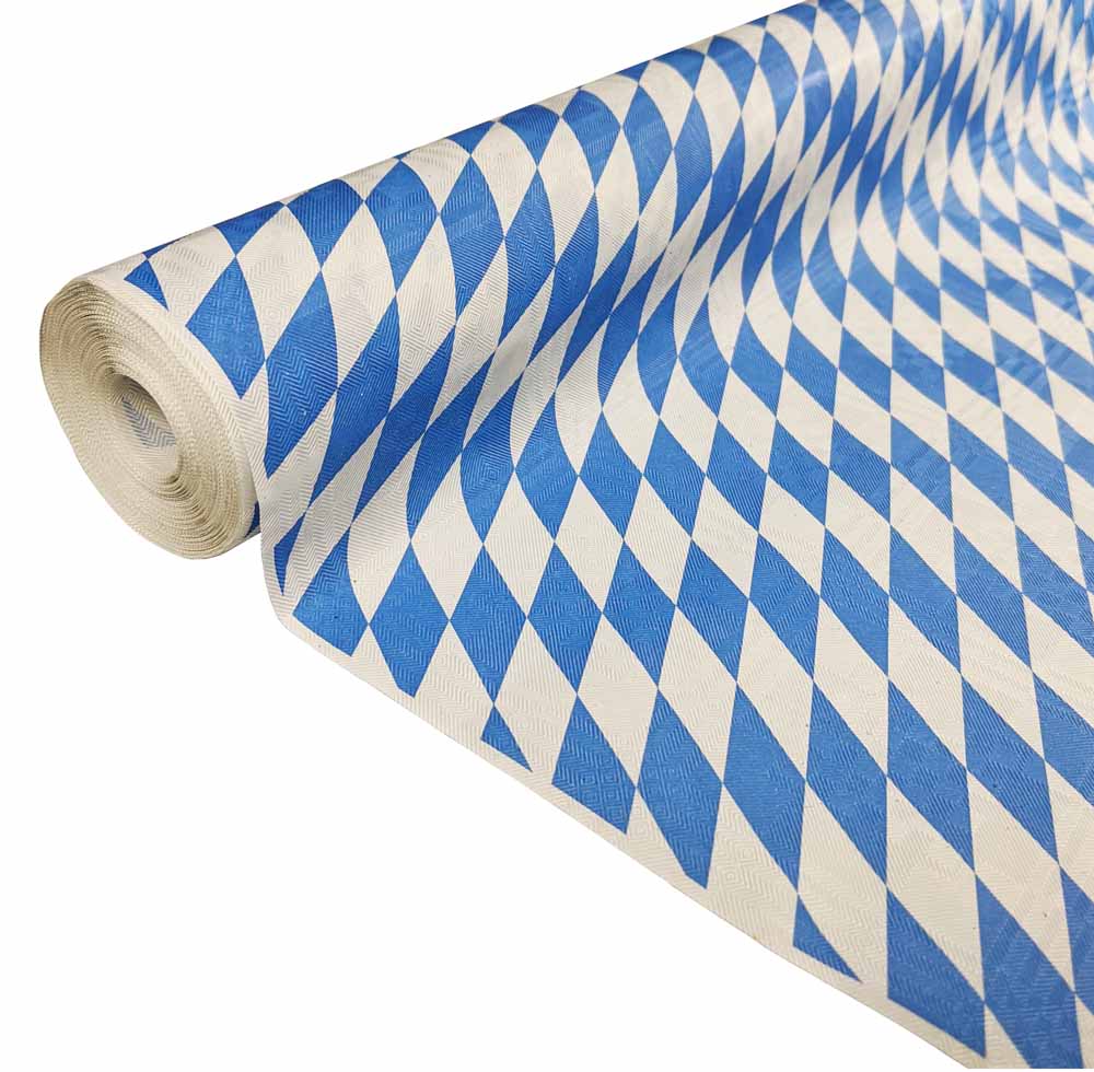 Oktoberfest Papir Rulledug med Bavaria Mønster - 8 Meter