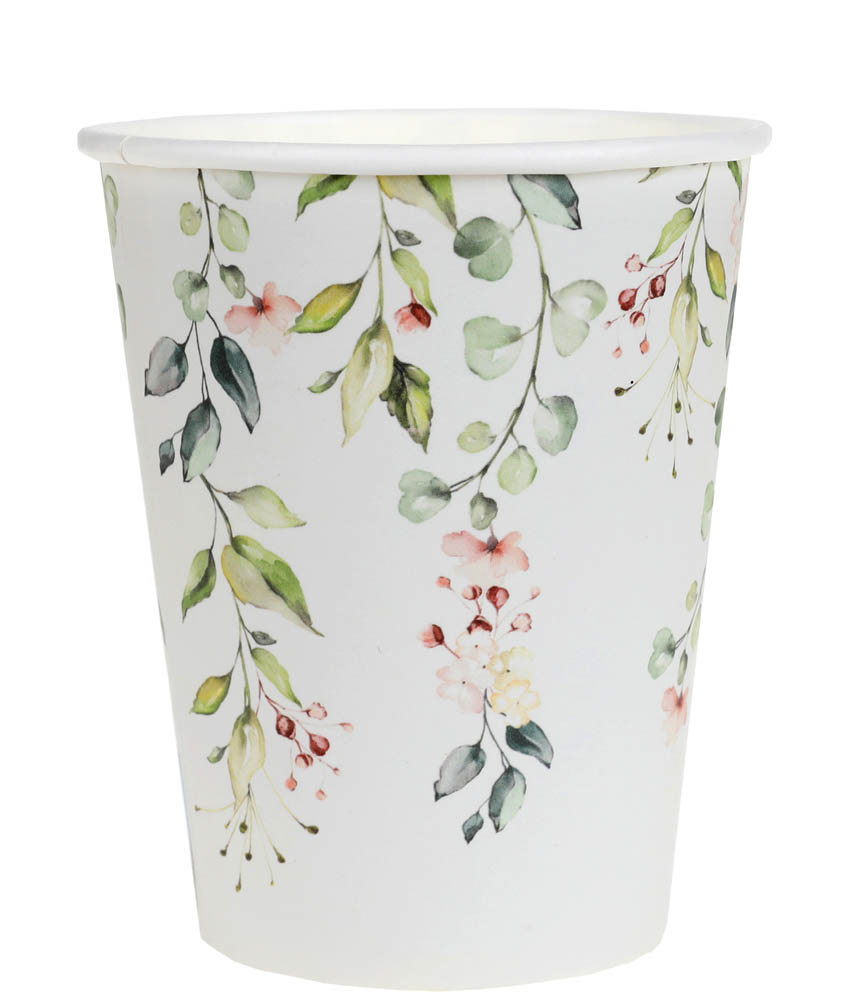 Romantiske Blomster Papkrus – 10 Stk til Festlige Anledninger