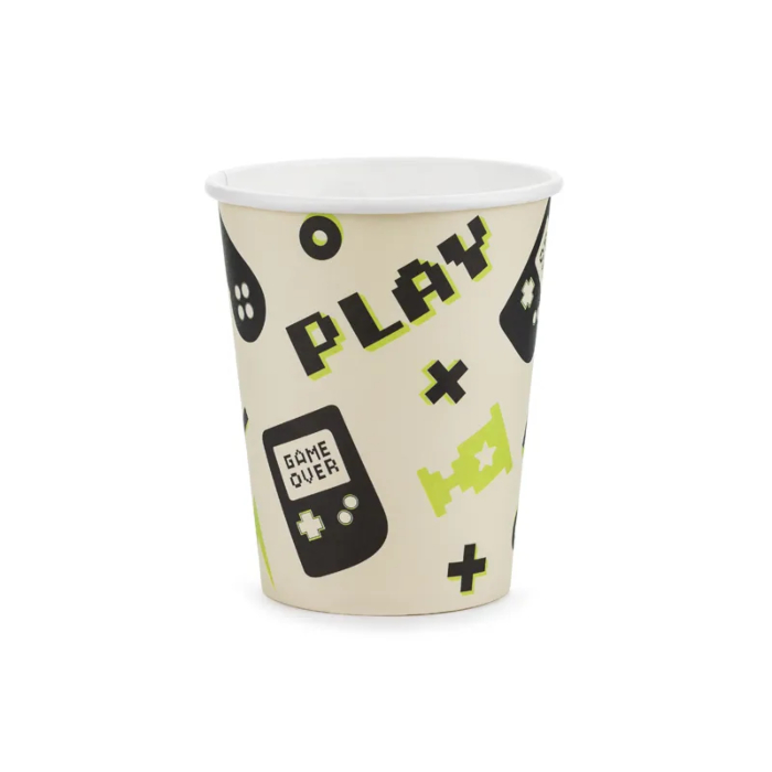 Gamer Papkrus 6 stk. - Perfekt til festlige stunder!