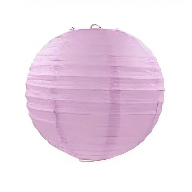 Pastel Lilla Papir Lanterne til Fest - 40 cm