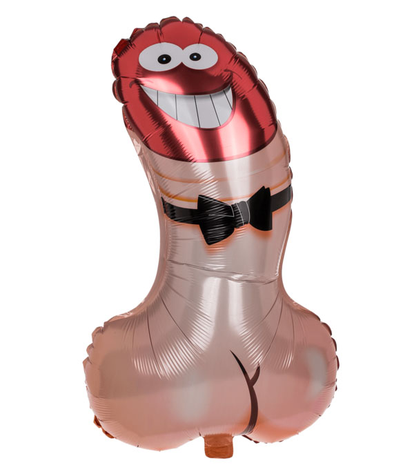 XL Penis Folieballon 74 cm til Polterabend Fest!