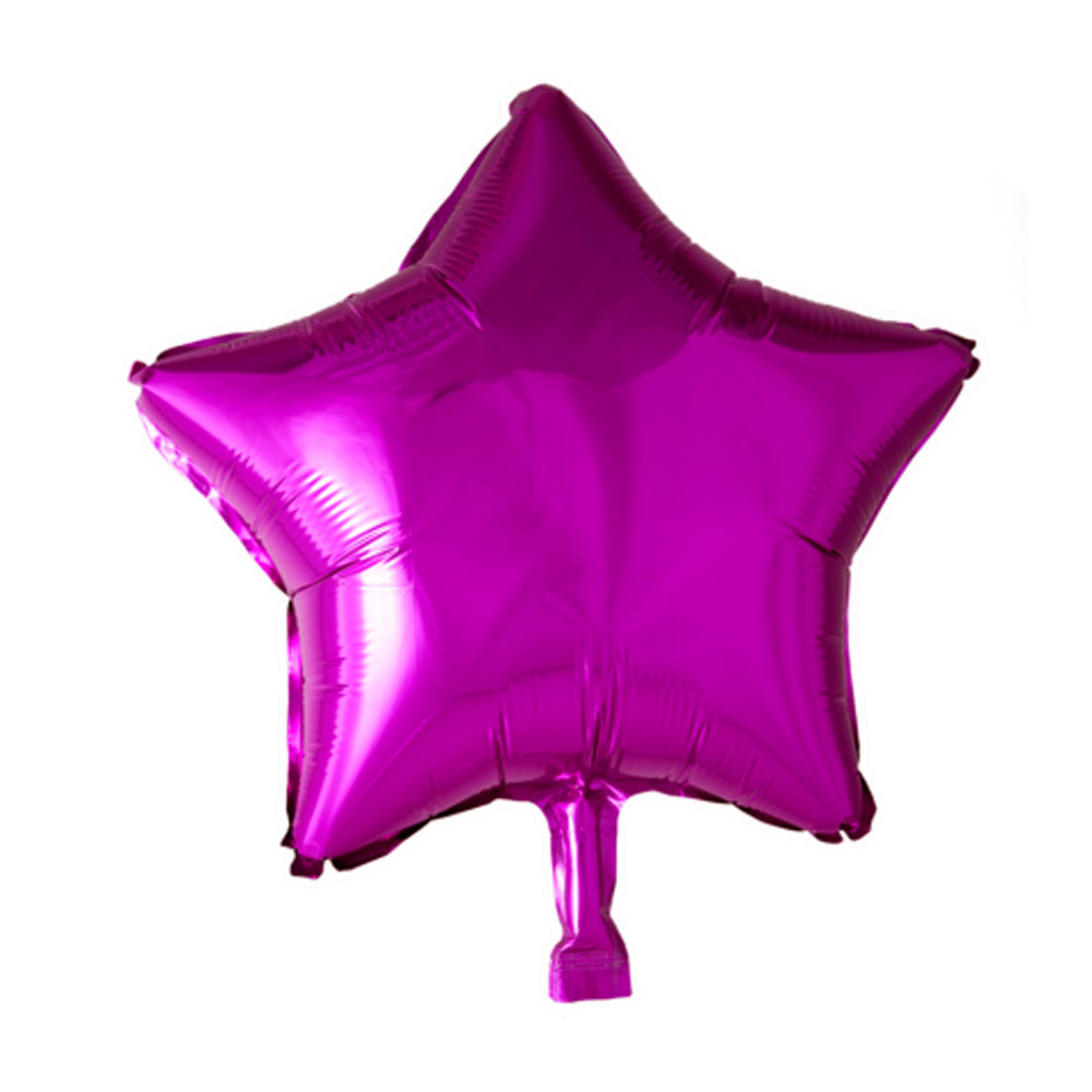 Hot Pink Stjerne Folieballon til Festlige Anledninger