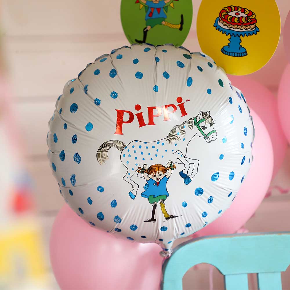 Pippi Langstrømpe Folieballon 45 cm til Festlige Anledninger!