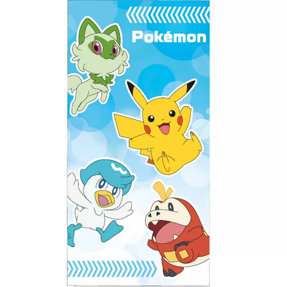 Farverigt Pokémon Badehåndklæde til Vandleg - Must-Have!
