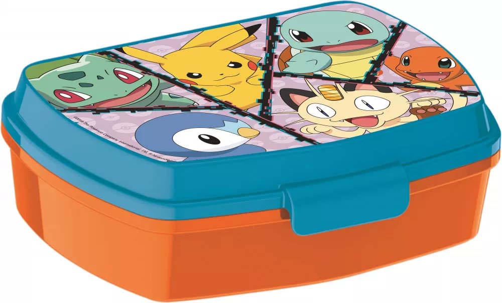 Farverig Pokemon Madkasse til Snacks og Mellemmåltider