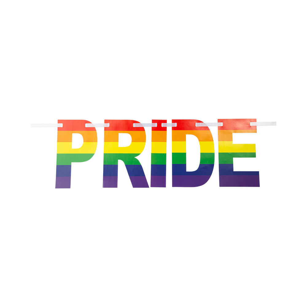 Farverigt Pride Banner til Fest – 2 Meter Fejring