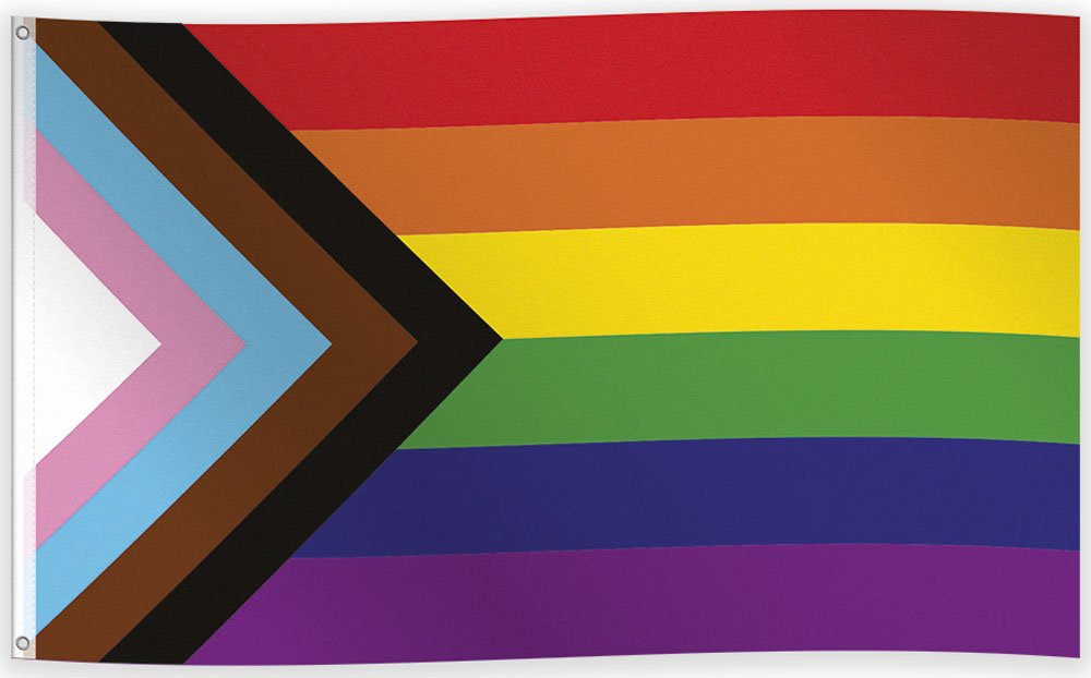 Progress Pride Flag - Støt LGBTQ+ med stil! 90x150 cm