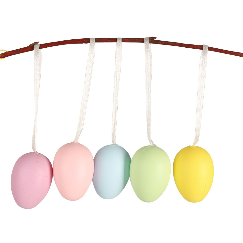 Pastel Påskeæg Dekoration – 12 Stk til Festlig Pynt