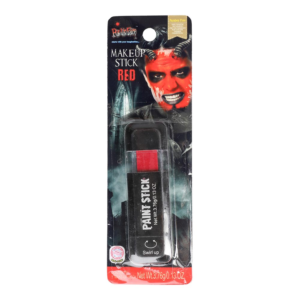 Rød Ansigtsfarve Stift til Halloween - Uundgåelig Festartikel!