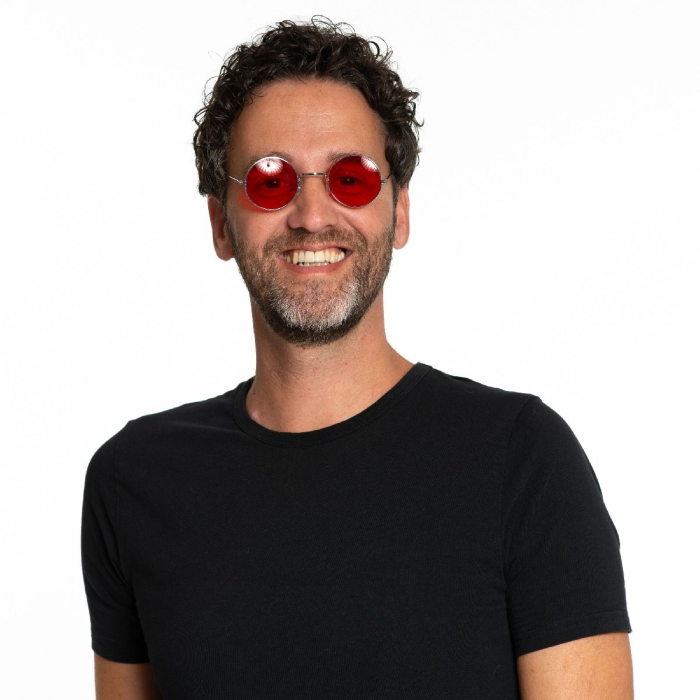 Røde Runde Lennon Solbriller til Dit Unikke Look
