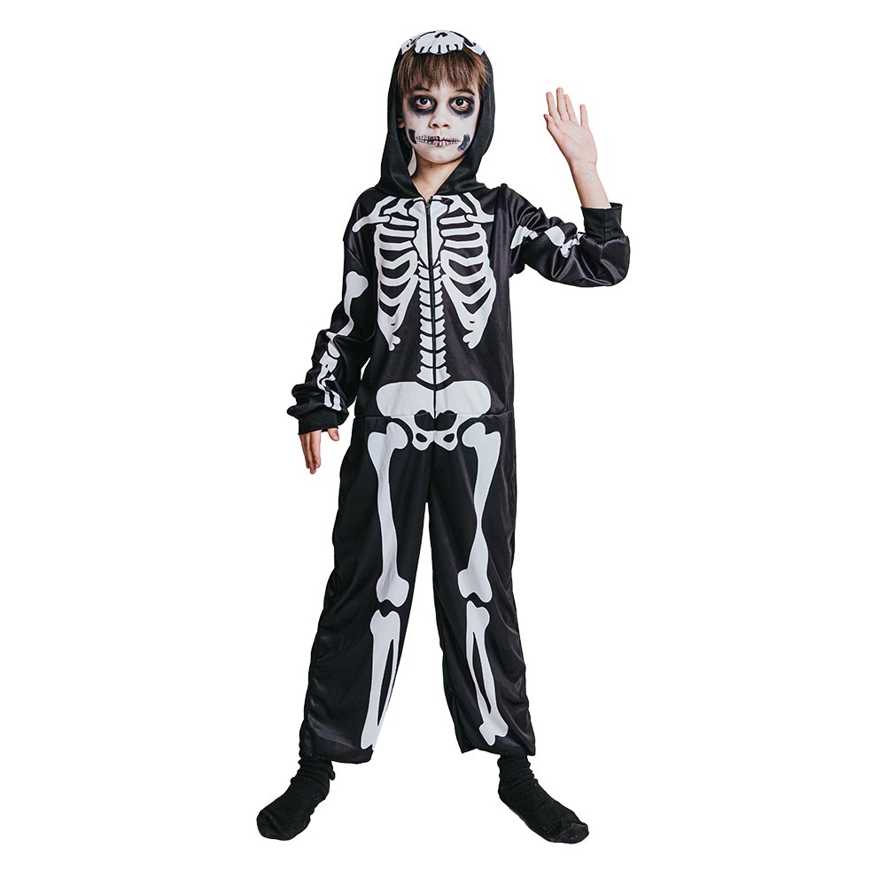 Skræmmende Skeletkostume til Børn - Halloween Special!