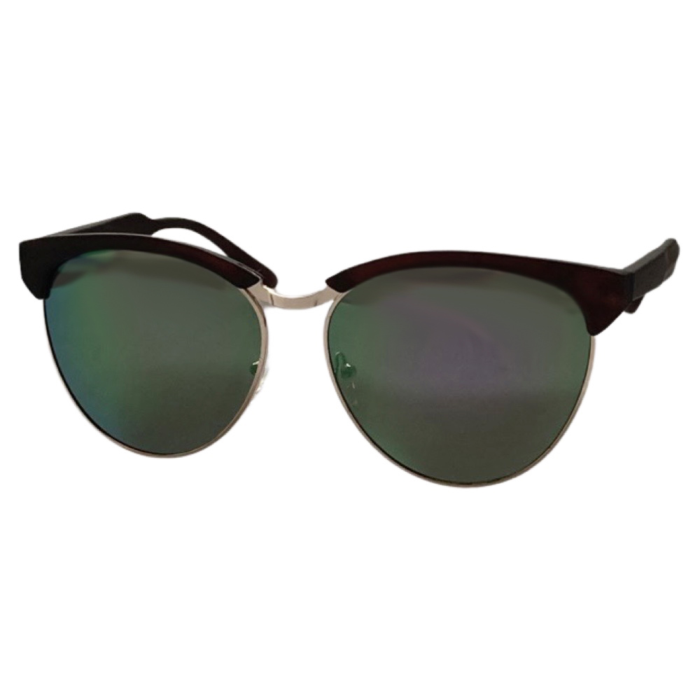 Clubmaster Solbrille "Bedford" med Spejlrefleks - Tilbud!