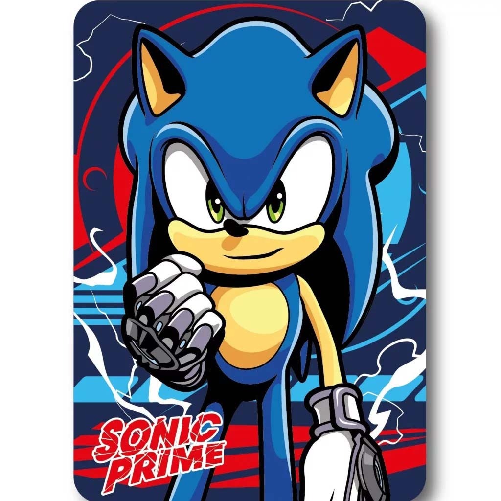 Sonic Fleecetæppe – Uundgåeligt til Fødselsdagsfest!