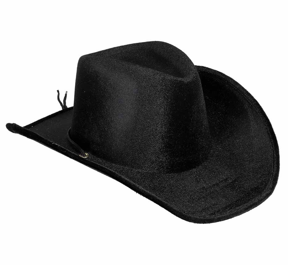 Sort Cowboyhat – Den perfekte festhat til dit næste eventyr!