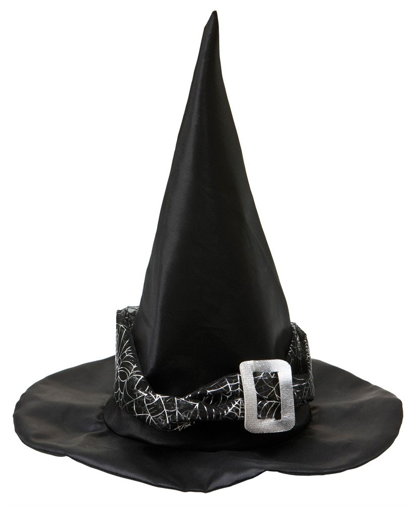 Elegant Sort Heksehat til Halloween – Uundgåeligt Tilbehør!