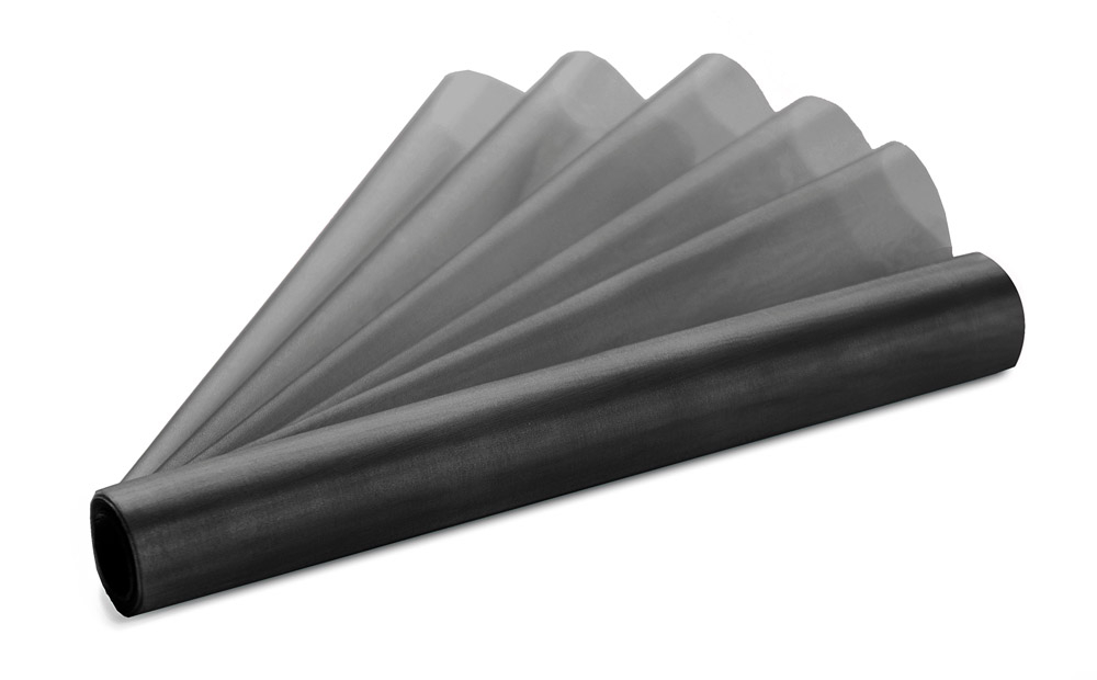 Elegant Sort Organza Bordløber – 9 m Festpynttilbud