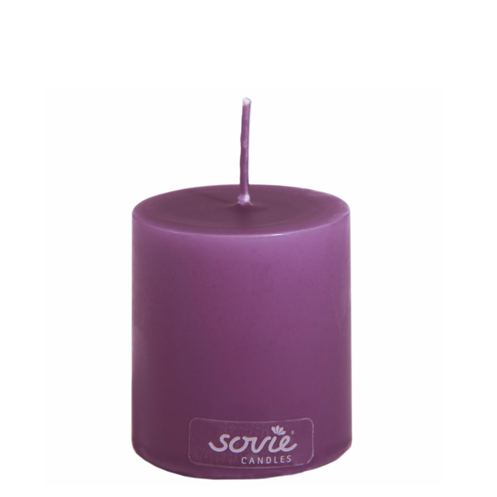 Elegant Aubergine Bloklys til Festlige Anledninger